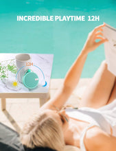 Load image into Gallery viewer, INSMY IPX7 Waterproof Shower Bluetooth Speaker, Portable Wireless Outdoor Speaker with HD Sound, Support TF Card, Suction Cup for Home, Pool, Beach, Boating, Hiking 12H Playtime (Mint)
