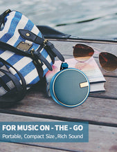 Load image into Gallery viewer, INSMY Portable IPX7 Waterproof Bluetooth Speaker, Wireless Outdoor Speaker Shower Speaker, with HD Sound, Support TF Card, Suction Cup, 12H Playtime, for Kayaking, Boating, Hiking (Navy)

