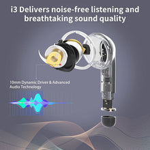 Load image into Gallery viewer, Wireless Earbuds Hybrid Active Noise Cancelling, INSMY Bluetooth in-Ear Headphones 6 Mics Call Noise Reduction 36Hrs Playtime Stereo Immersive Sound Premium Bass Earphones for Sports/Business (Nude)
